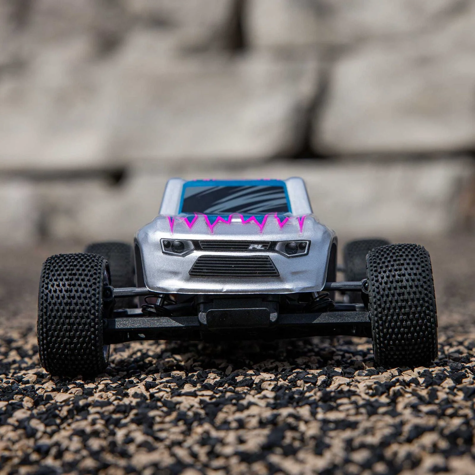 Losi 1/28 Micro-T 2S 2WD RTR Stadium Truck (Battery & Charger Included) - Silver - Image 10