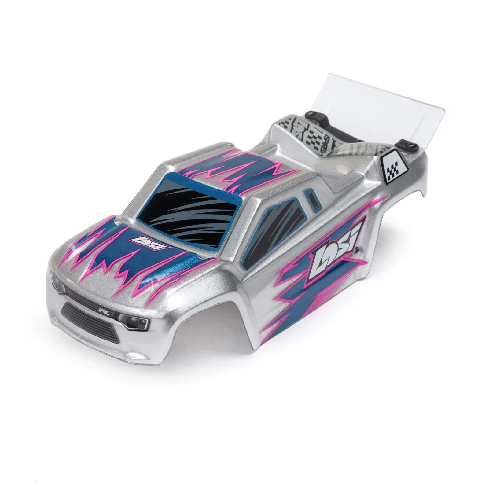 Losi 1/28 Micro-T 2S 2WD RTR Stadium Truck (Battery & Charger Included) - Silver - Image 22