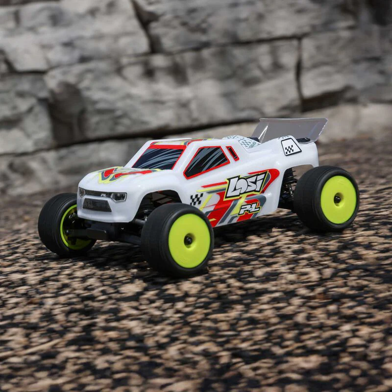 Losi 1/28 Micro-T 2S 2WD RTR Stadium Truck (Battery & Charger Included) - White - Image 10