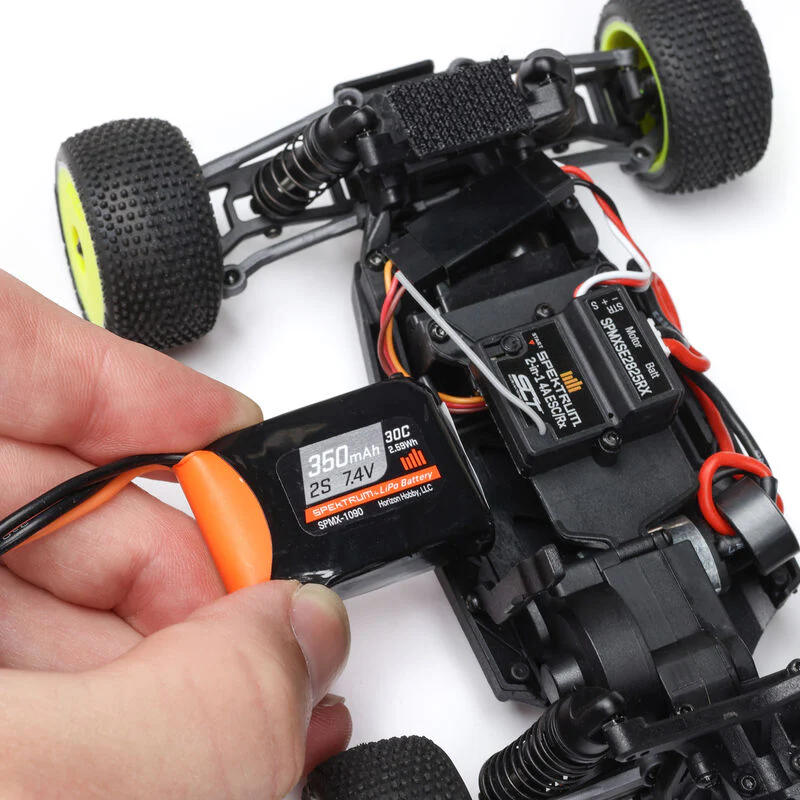 Losi 1/28 Micro-T 2S 2WD RTR Stadium Truck (Battery & Charger Included) - White - Image 18