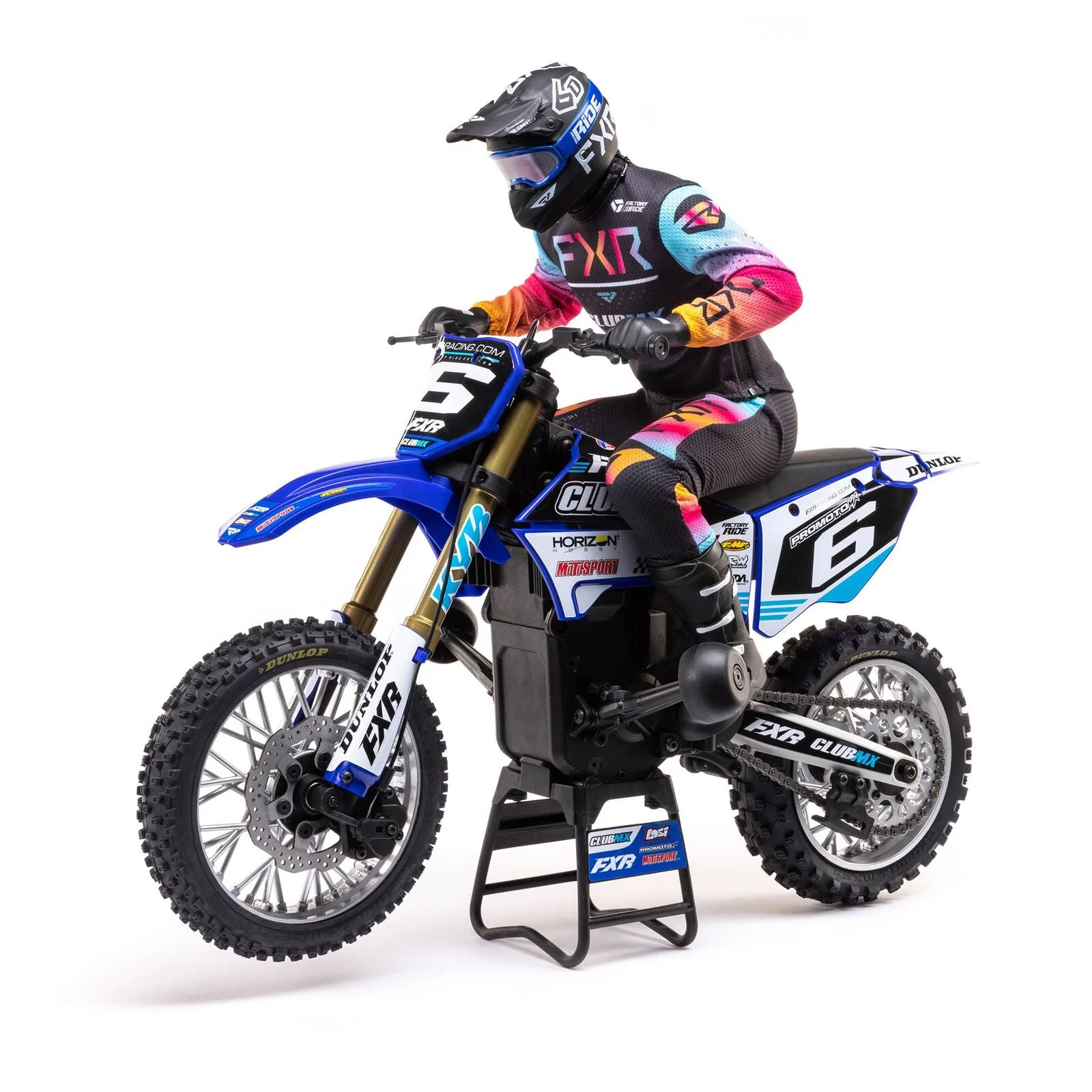Losi 1/4 Promoto-MX Motorcycle RTR, Club MX - BLUE