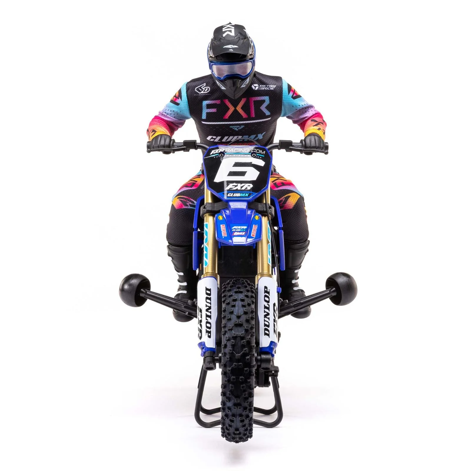 Losi 1/4 Promoto-MX Motorcycle RTR, Club MX - BLUE - Image 10