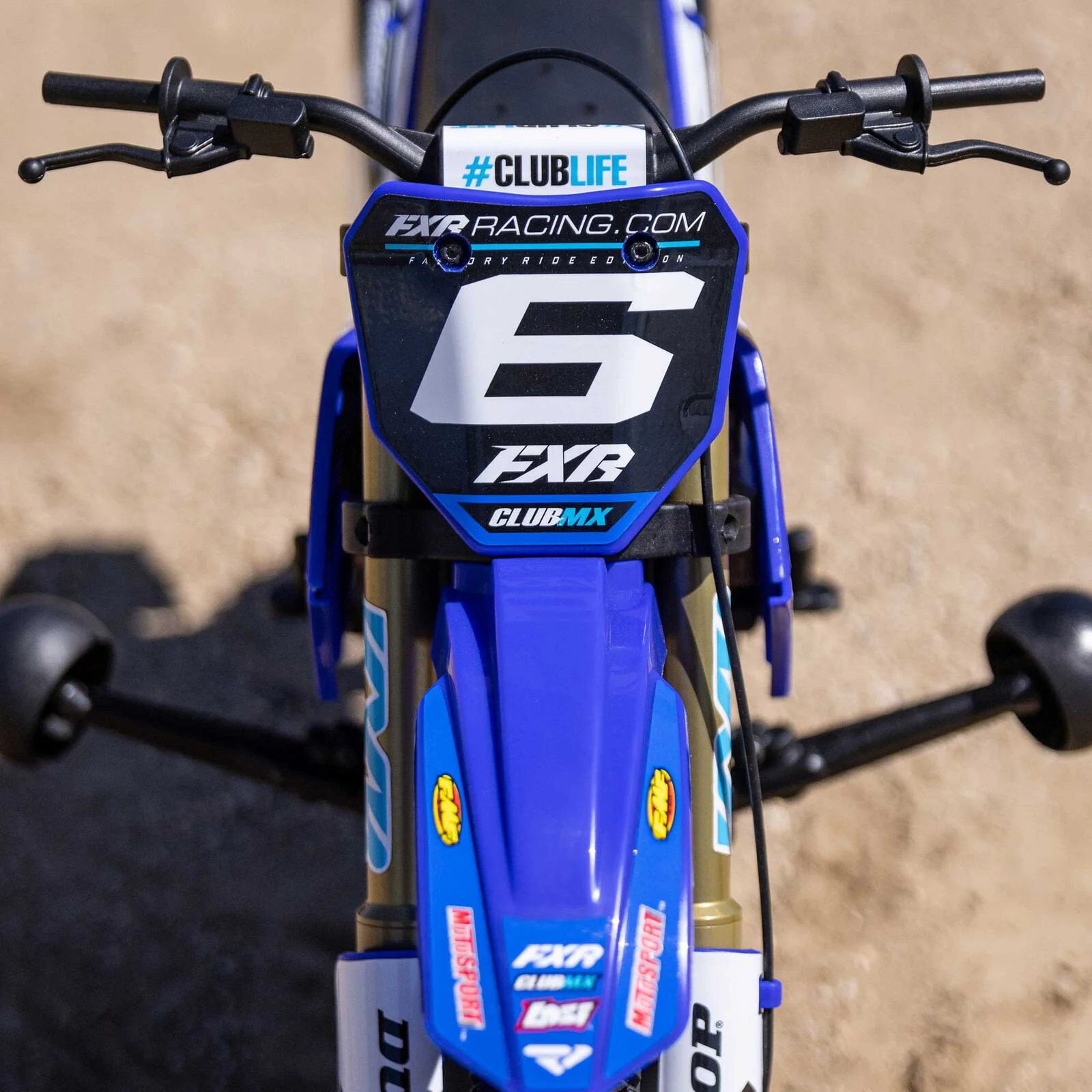 Losi 1/4 Promoto-MX Motorcycle RTR, Club MX - BLUE - Image 16