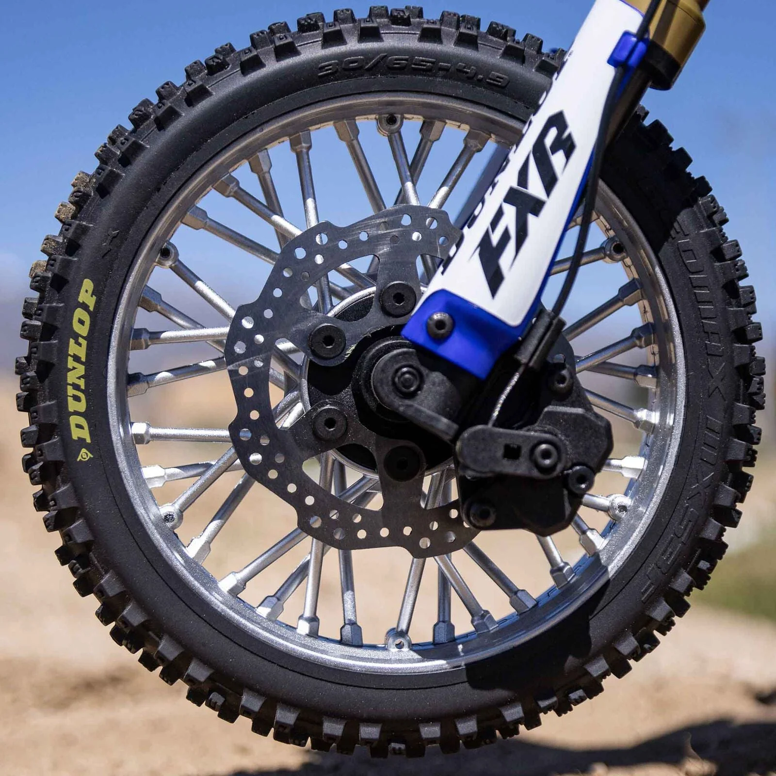Losi 1/4 Promoto-MX Motorcycle RTR, Club MX - BLUE - Image 17