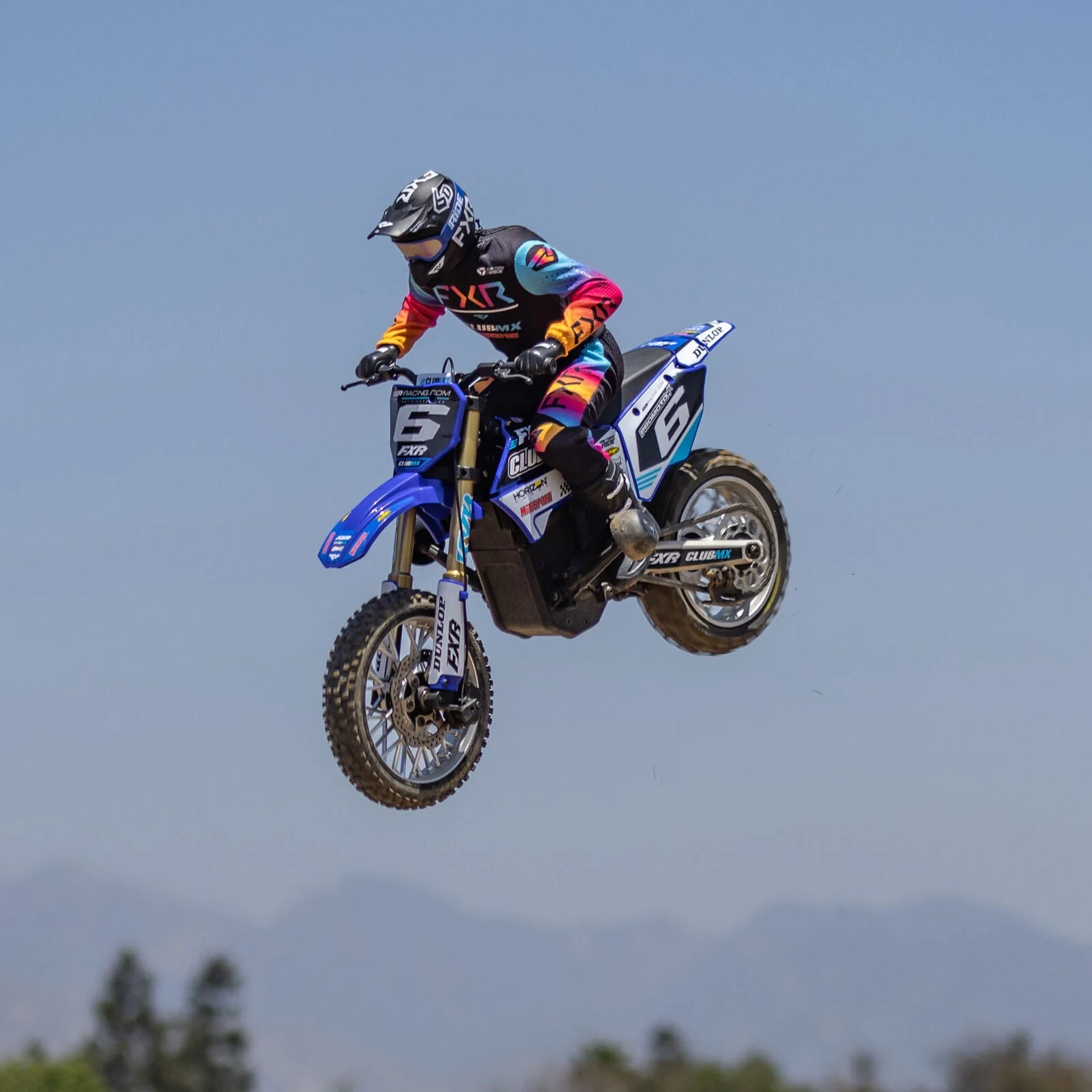 Losi 1/4 Promoto-MX Motorcycle RTR, Club MX - BLUE - Image 21