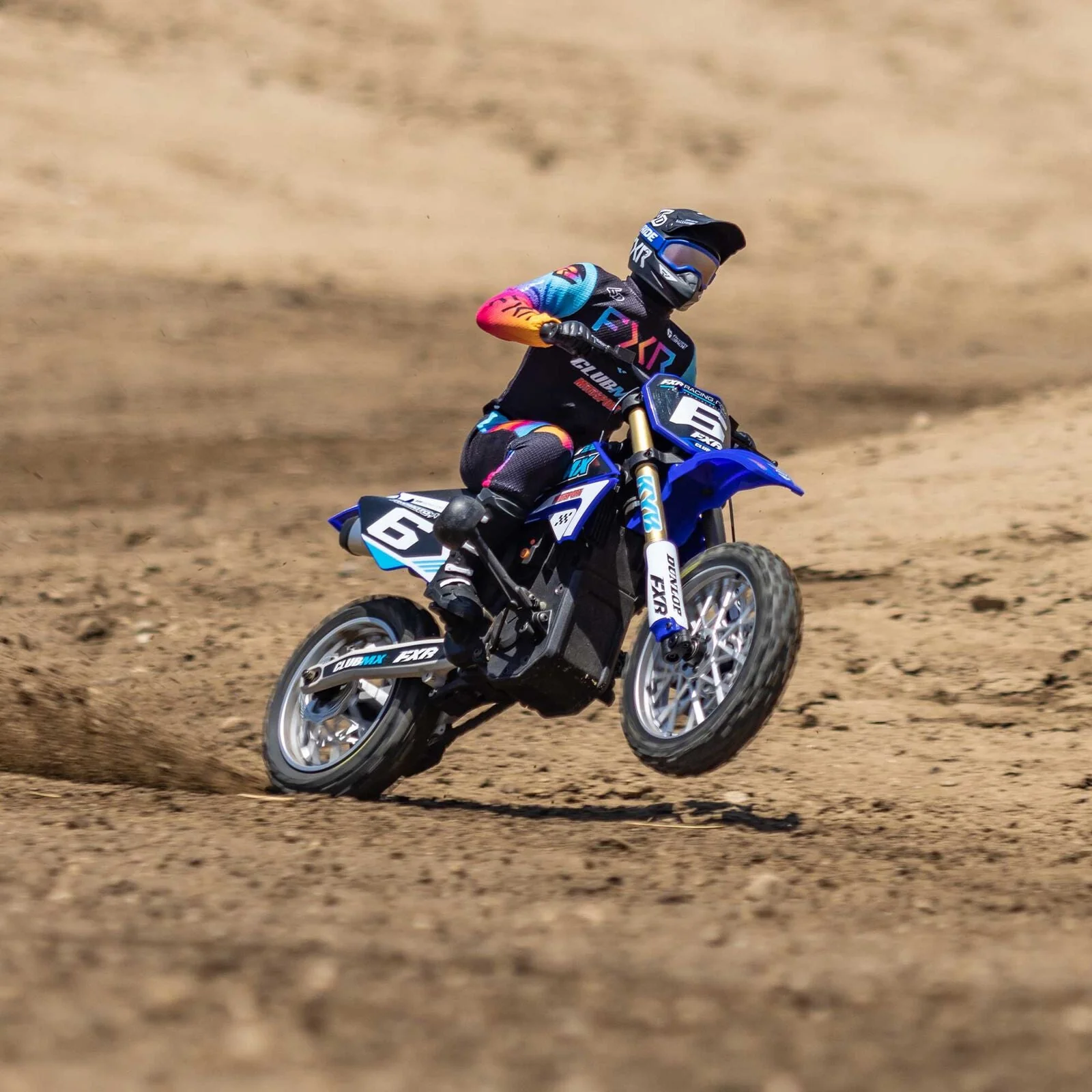 Losi 1/4 Promoto-MX Motorcycle RTR, Club MX - BLUE - Image 23