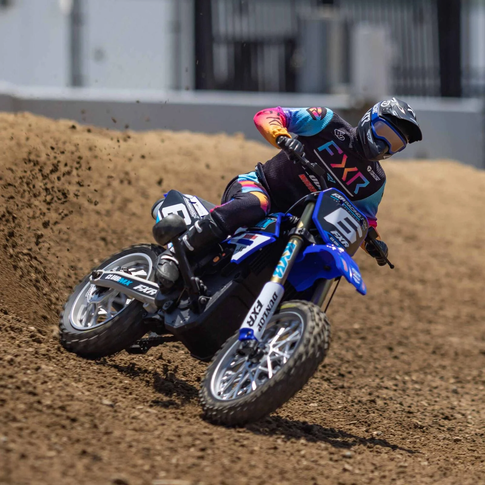 Losi 1/4 Promoto-MX Motorcycle RTR, Club MX - BLUE - Image 25