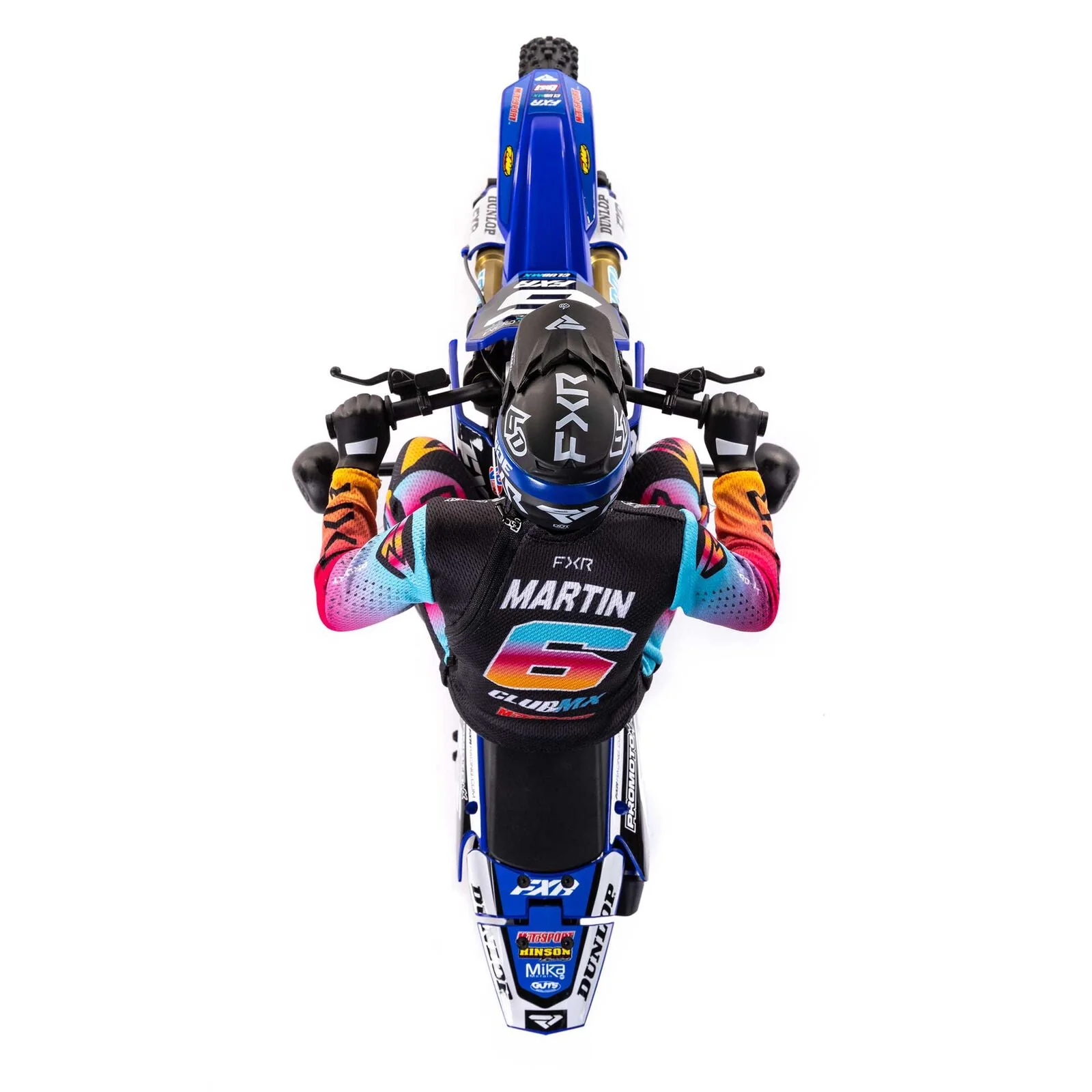 Losi 1/4 Promoto-MX Motorcycle RTR, Club MX - BLUE - Image 3