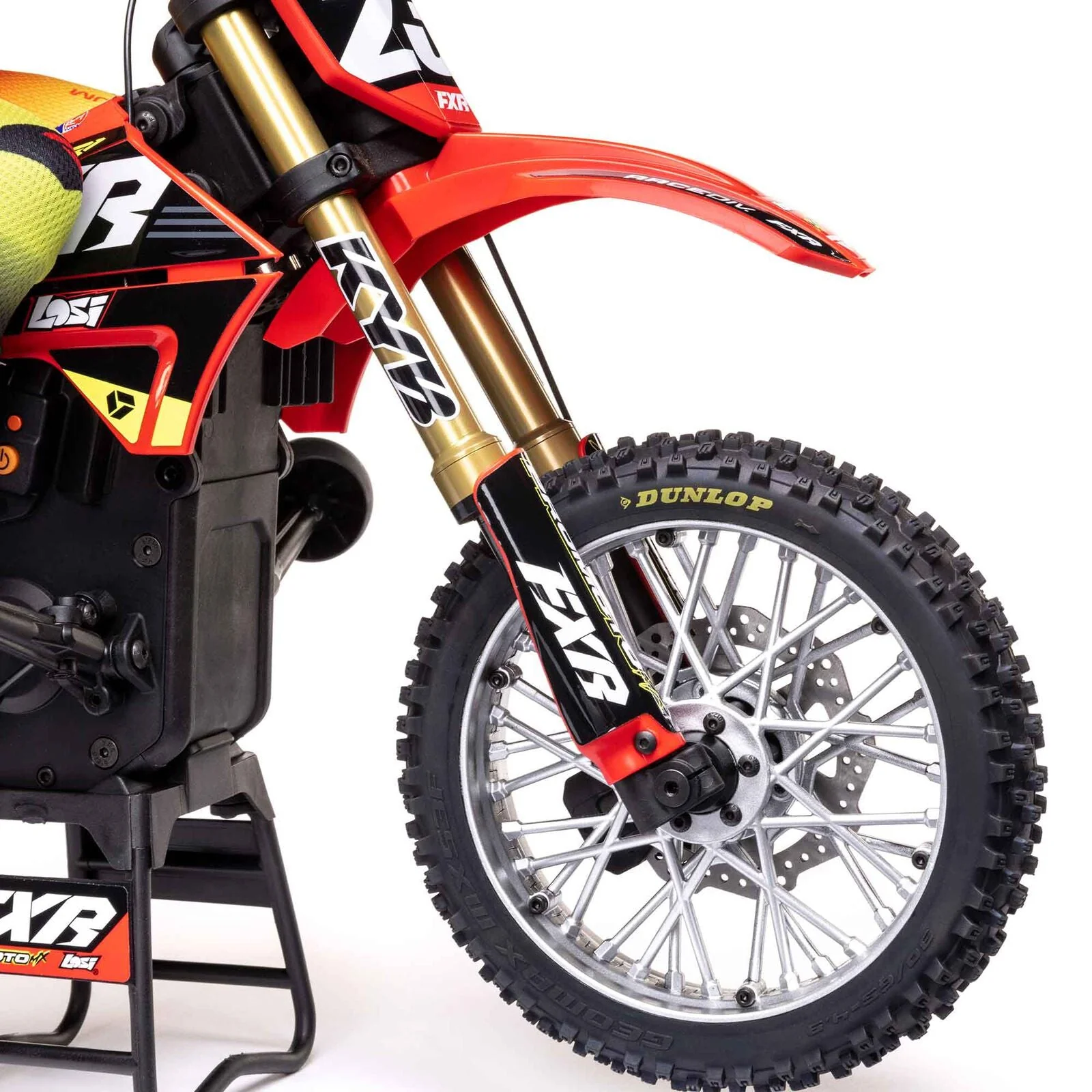 Losi 1/4 Promoto-MX Motorcycle RTR, FXR - RED - Image 10