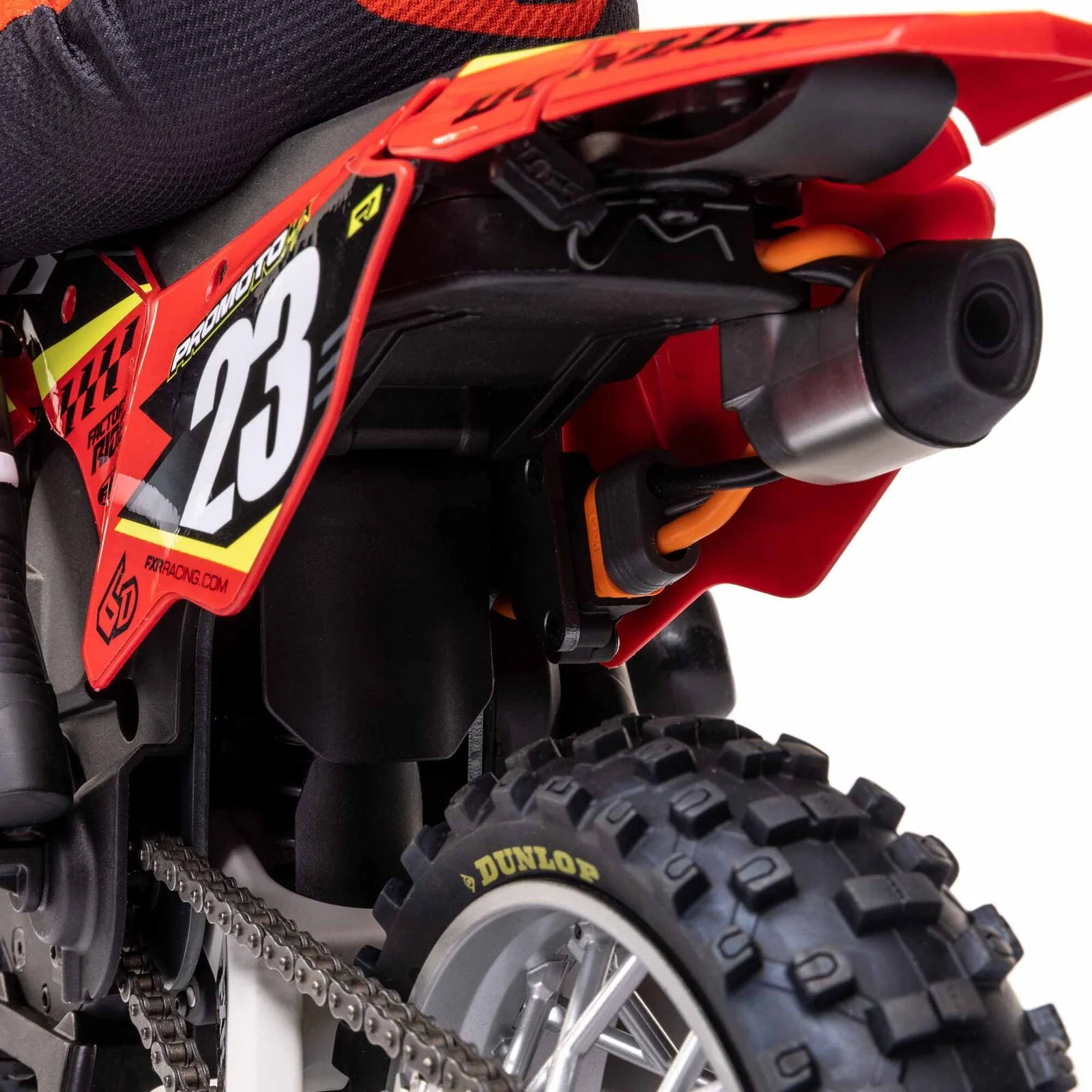 Losi 1/4 Promoto-MX Motorcycle RTR, FXR - RED - Image 11