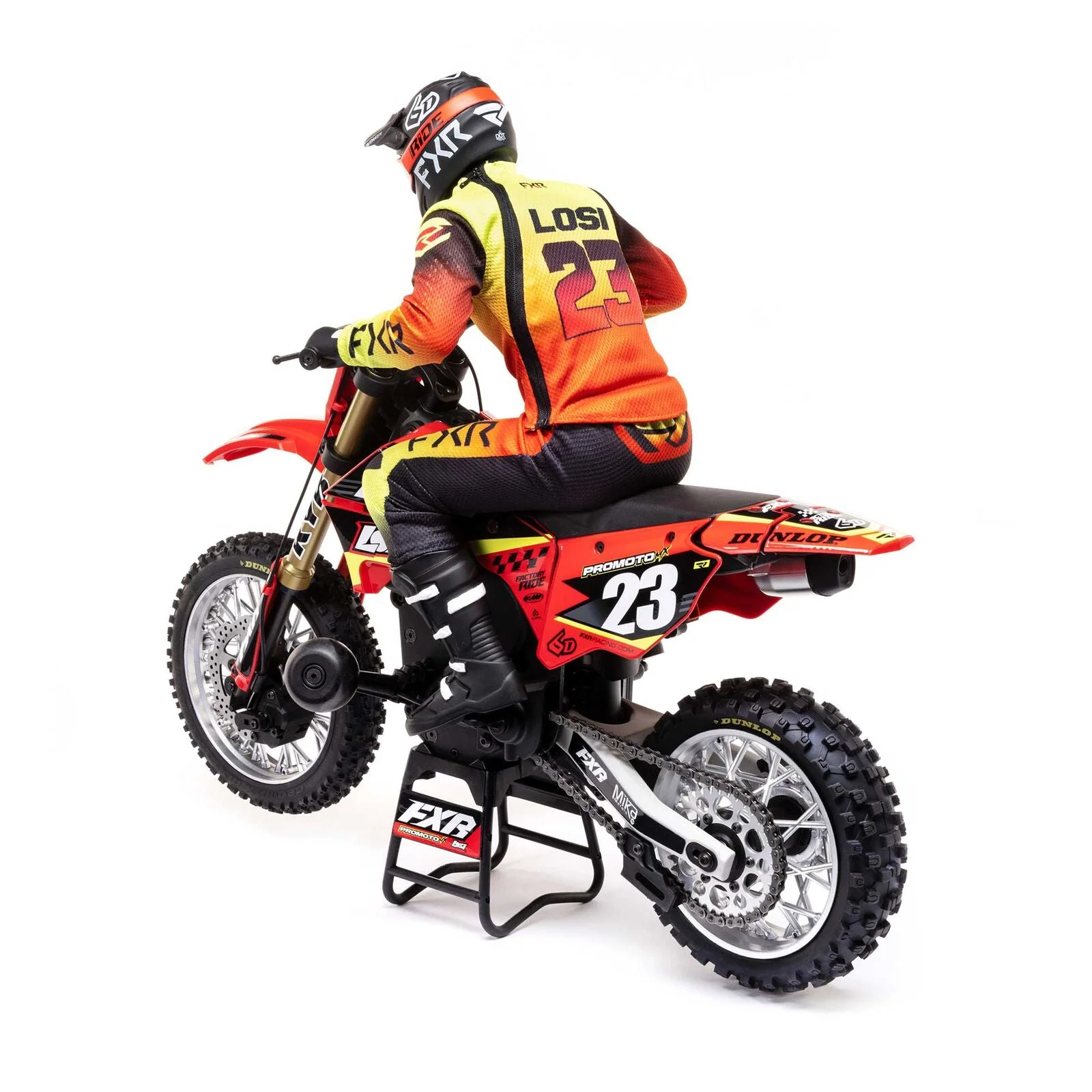 Losi 1/4 Promoto-MX Motorcycle RTR, FXR - RED - Image 4