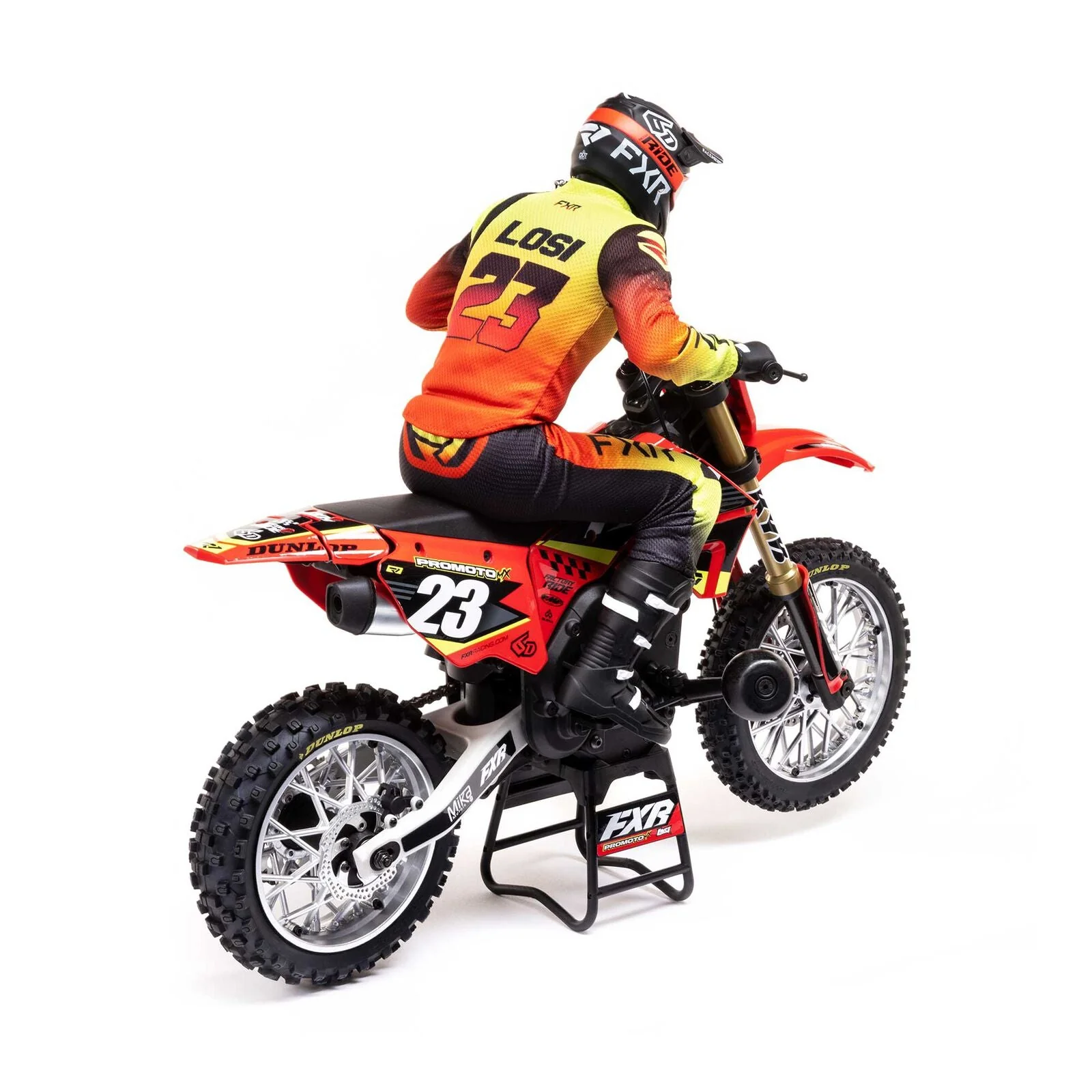Losi 1/4 Promoto-MX Motorcycle RTR, FXR - RED - Image 5