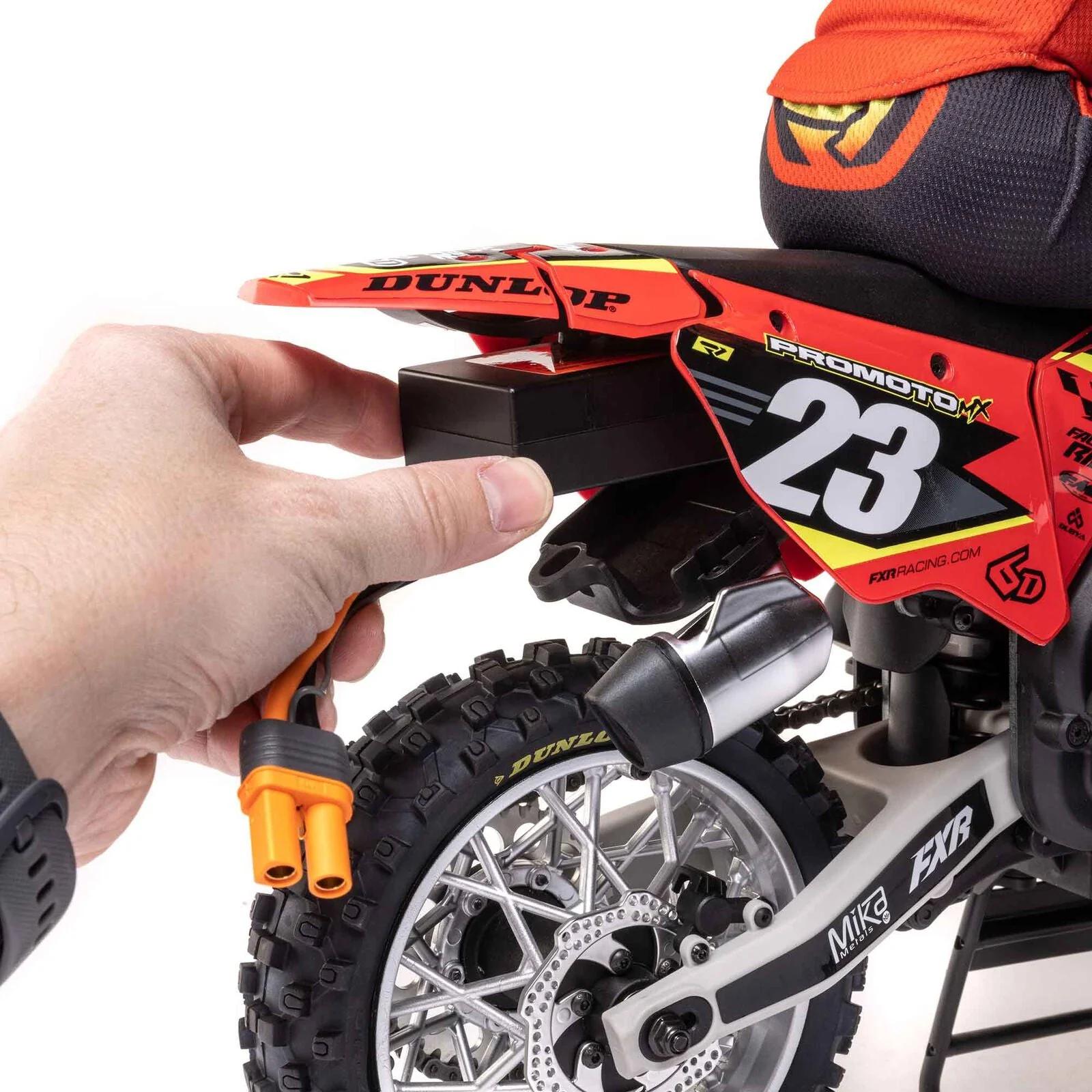 Losi 1/4 Promoto-MX Motorcycle RTR, FXR - RED - Image 8