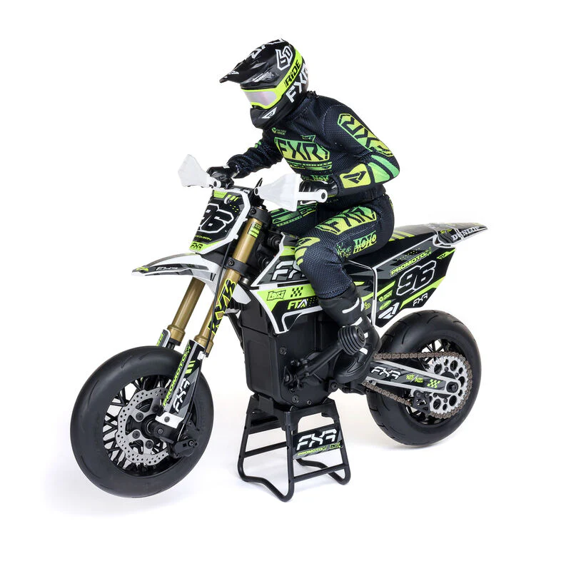 Losi 1/4 Promoto-SM FXR Supermoto Motorcycle RTR Basic - White