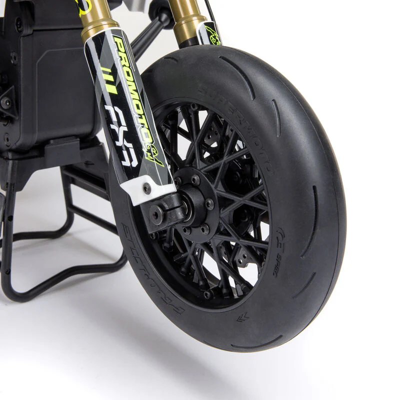 Losi 1/4 Promoto-SM FXR Supermoto Motorcycle RTR Basic - White - Image 4