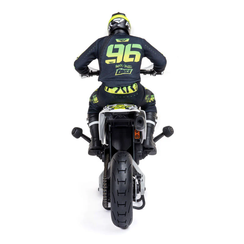 Losi 1/4 Promoto-SM FXR Supermoto Motorcycle RTR Basic - White - Image 9