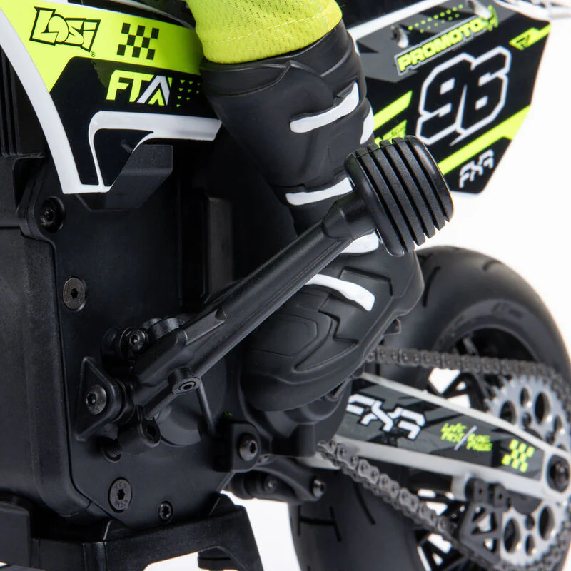 Losi 1/4 Promoto-SM FXR Supermoto Motorcycle RTR (Battery and Charger Included) - White - Image 10