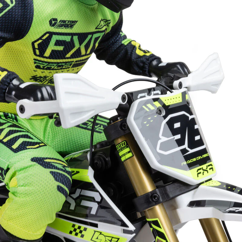 Losi 1/4 Promoto-SM FXR Supermoto Motorcycle RTR (Battery and Charger Included) - White - Image 11