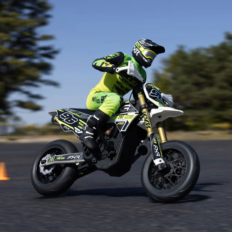 Losi 1/4 Promoto-SM FXR Supermoto Motorcycle RTR (Battery and Charger Included) - White - Image 12