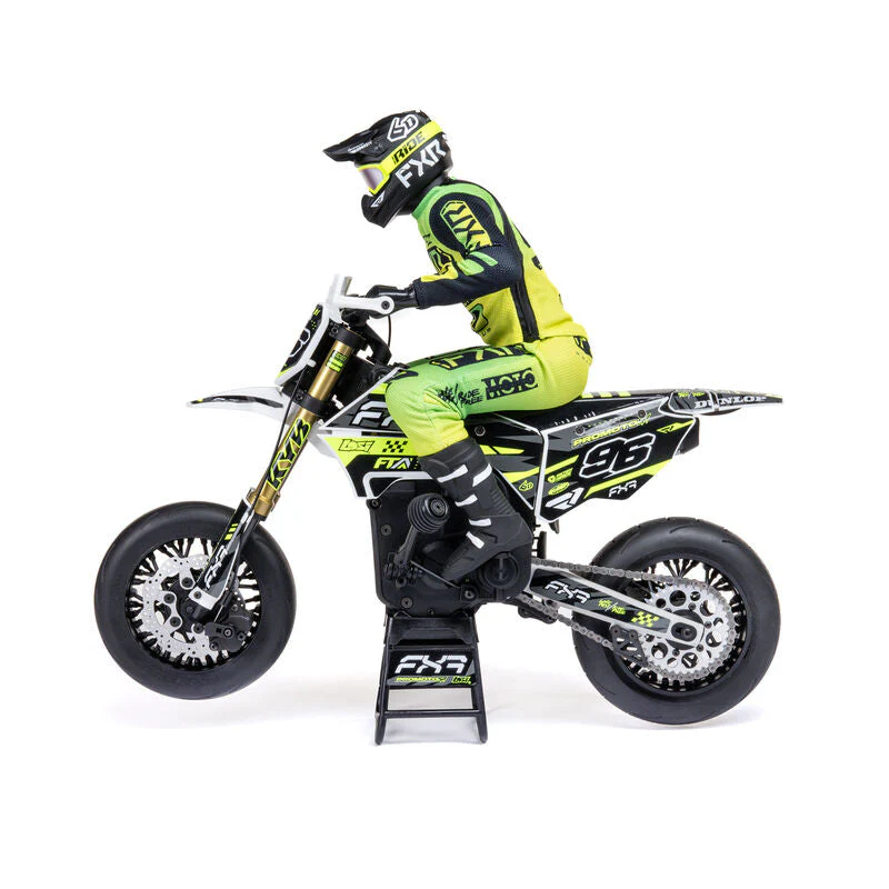 Losi 1/4 Promoto-SM FXR Supermoto Motorcycle RTR (Battery and Charger Included) - White - Image 18