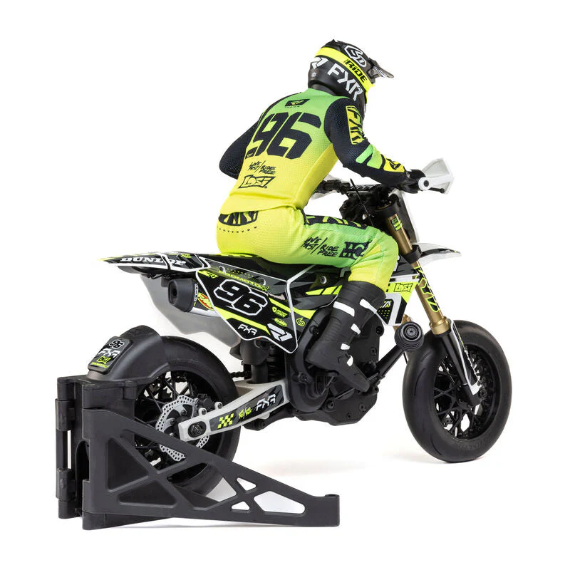 Losi 1/4 Promoto-SM FXR Supermoto Motorcycle RTR (Battery and Charger Included) - White - Image 21