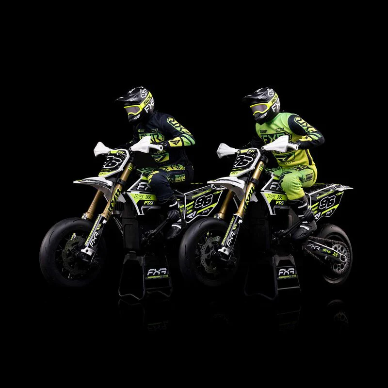 Losi 1/4 Promoto-SM FXR Supermoto Motorcycle RTR (Battery and Charger Included) - White - Image 22