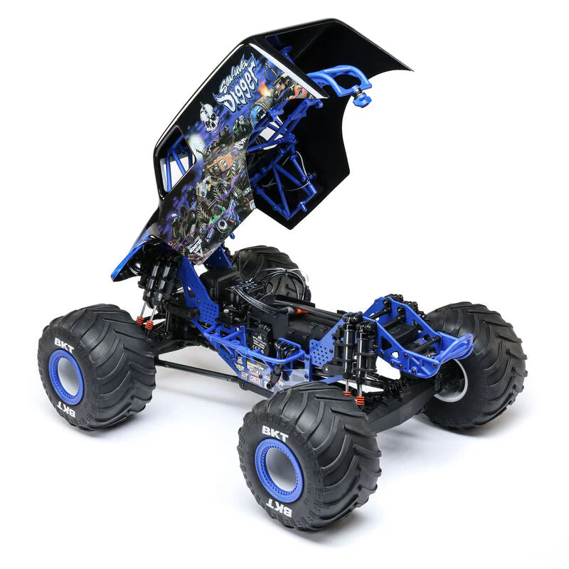 Losi 1/8 LMT 2.0 Son-Uva Digger 4X4 Solid Axle Brushless Monster Truck RTR - Blue - Image 8
