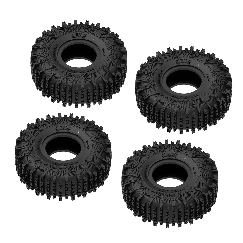 MEUS Racing 1.0-inch RC Rubber Tire Set MS6 RC Tire For 1/18 TRX4M 1/24 SCX24 FCX24 AX24 - Mpro Pin M1002 - Image 2