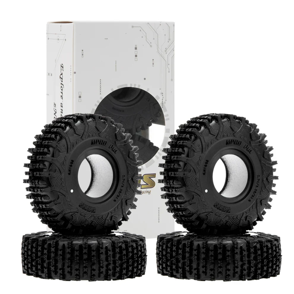 MEUS Racing 1.0-inch RC Rubber Tire Set MS6 RC Tire For 1/18 TRX4M 1/24 SCX24 FCX24 AX24 - Mpro Pin M1002 - Image 9
