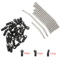MEUS Racing 1/10 Stainless Steel Links 313mm Wheelbase Linkage Set for Axial SCX10 II 90046 90047 90035 - Image 4