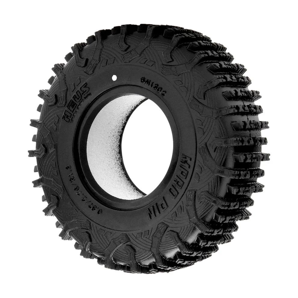 MEUS Racing 1.3" Tires MS6 Super Soft & Sticky Rubber Tires for 1/18 TRX4M 1/24 SCX24 FCX24 AX24 - Mpro Pin M1302 - Image 2