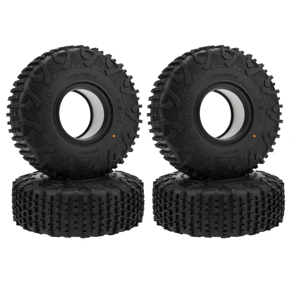 MEUS Racing 1.9 Inch MS6 Super Soft & Sticky Rubber Tires for 1/10 SCX10 Capra 1.9 UTB TRX4 Redcat Gen8 - Image 2