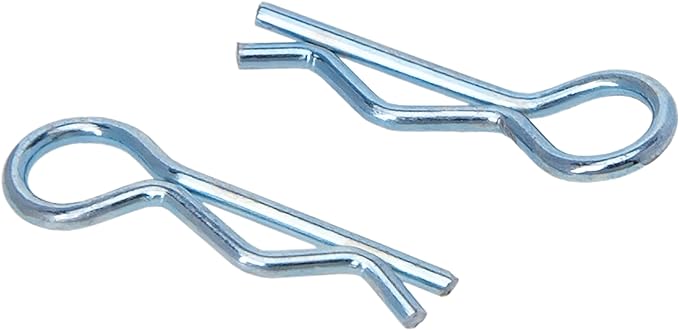 MEUS RACING 100pcs Aluminum R-Clips Body Clips Buckles for 1/18 1/16 1/24 RC Model Car Upgrade Parts Accessories (Blue) - Image 2