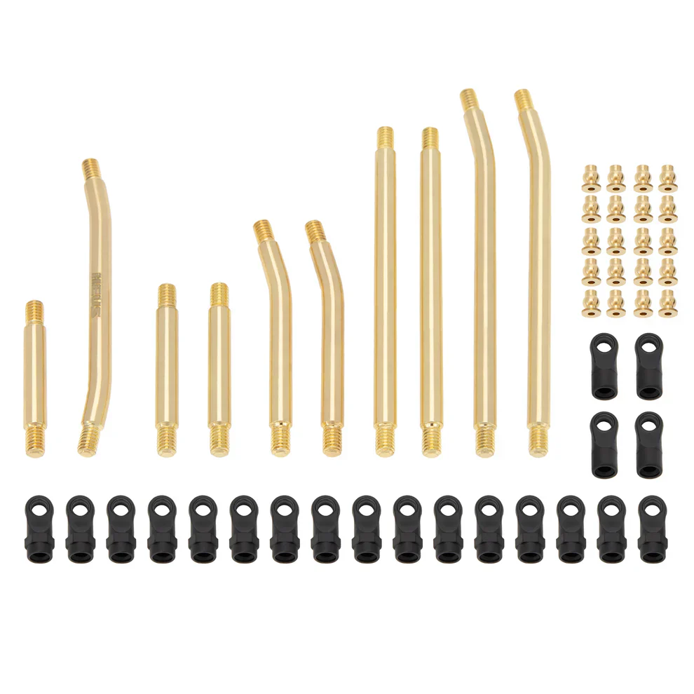 MEUS Racing 10pcs Metal High Clearance Chassis & Steering Links for 1/24 SCX24 Gladiator Power Wagon - Image 16