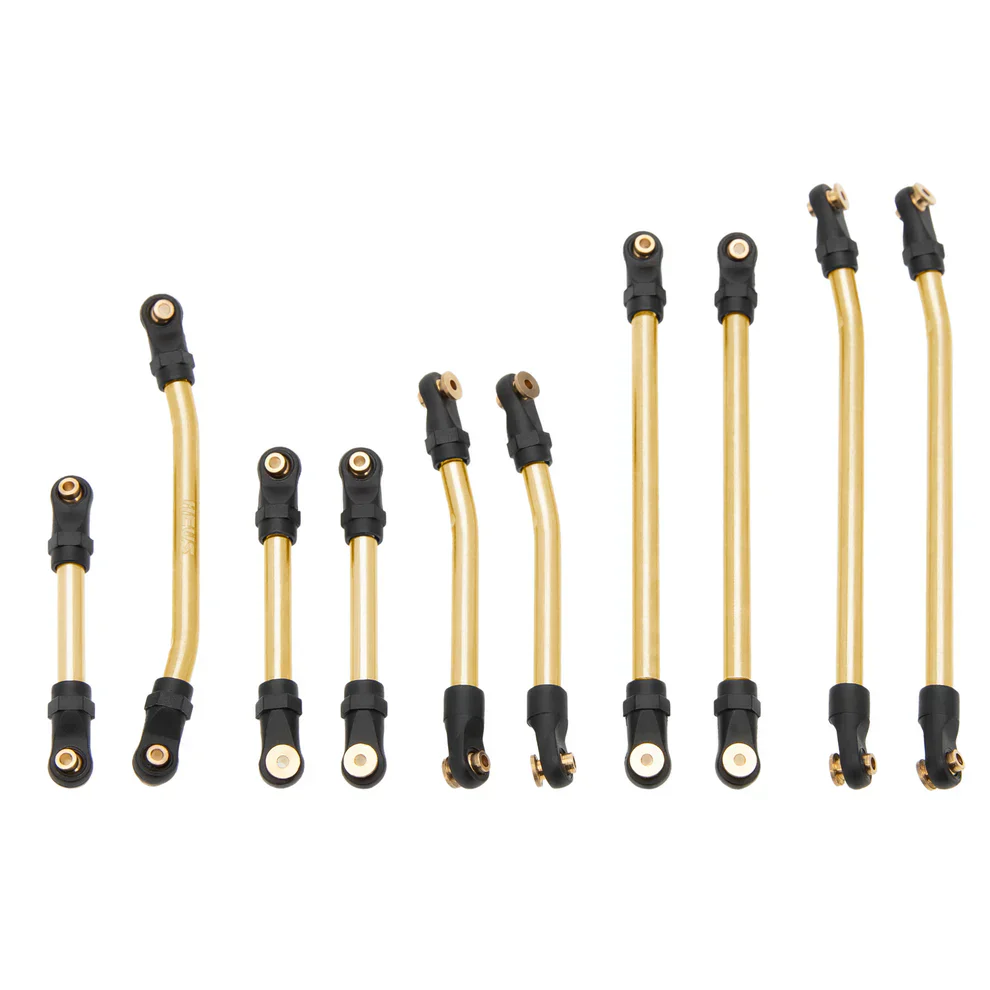 MEUS Racing 10pcs Metal High Clearance Chassis & Steering Links for 1/24 SCX24 Gladiator Power Wagon - Image 20