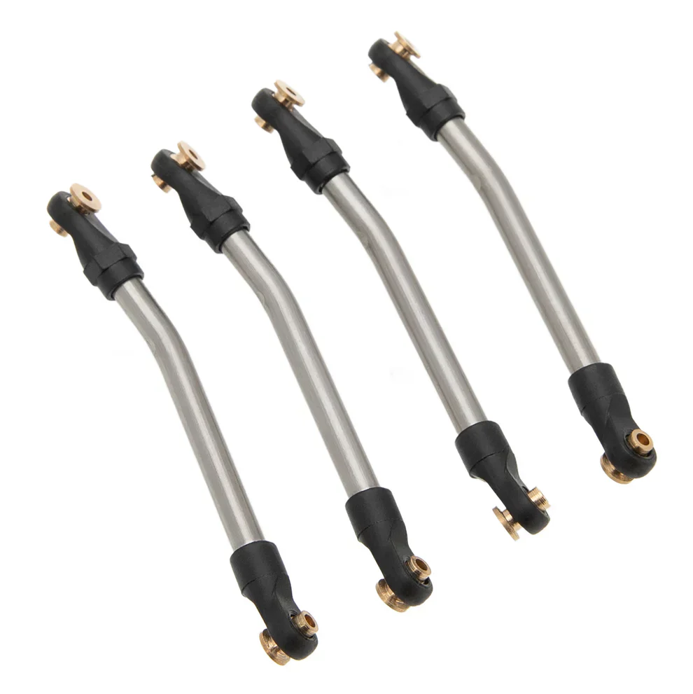MEUS Racing 10pcs Metal High Clearance Chassis & Steering Links Set for 1/24 AX24 XC-1 RC Crawler Car - Image 3