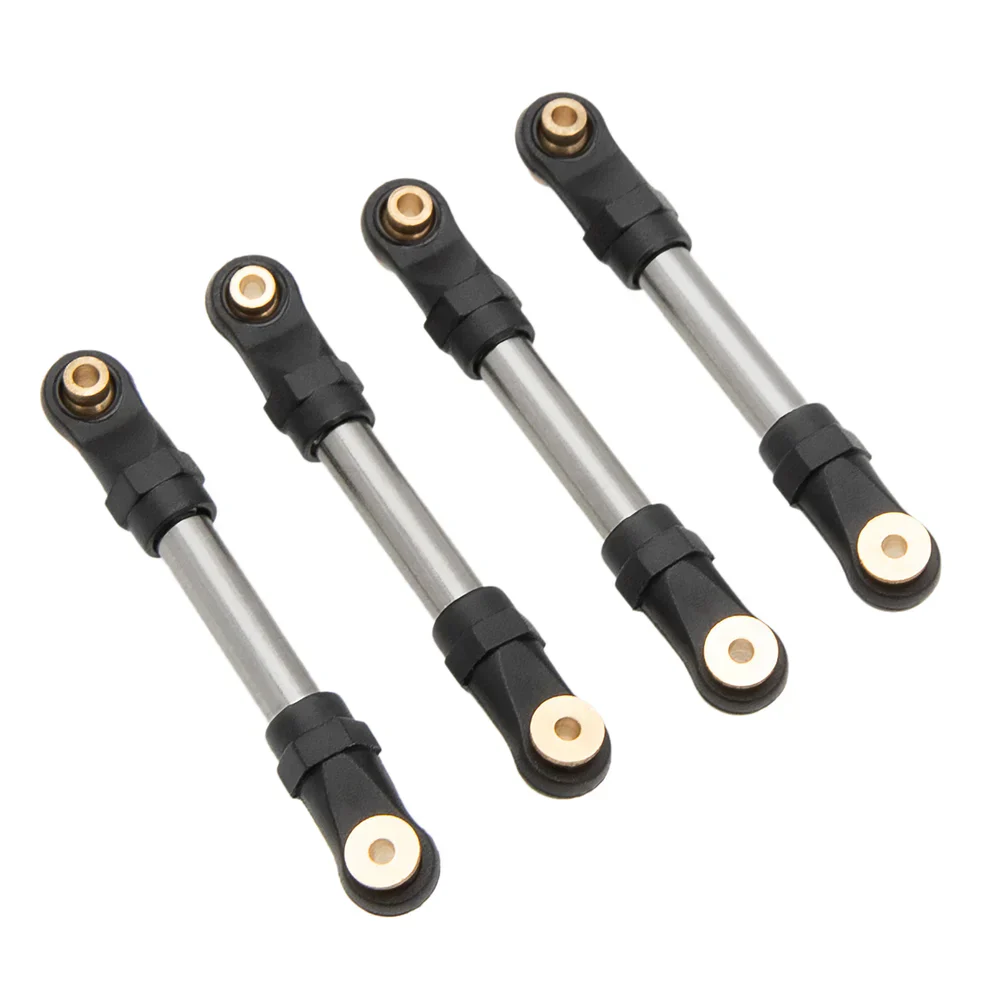 MEUS Racing 10pcs Metal High Clearance Chassis & Steering Links Set for 1/24 AX24 XC-1 RC Crawler Car - Image 4