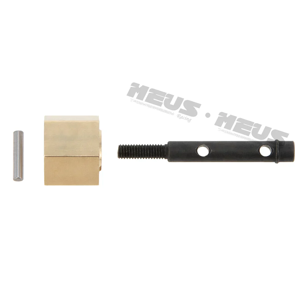 Meus Racing 12MM Brass Wheel Hex Hub +3MM Hex Adapter Steel Stub Axle Set Single Side Widening 3MM for AXIAL 1/18 UTB18 - Image 5