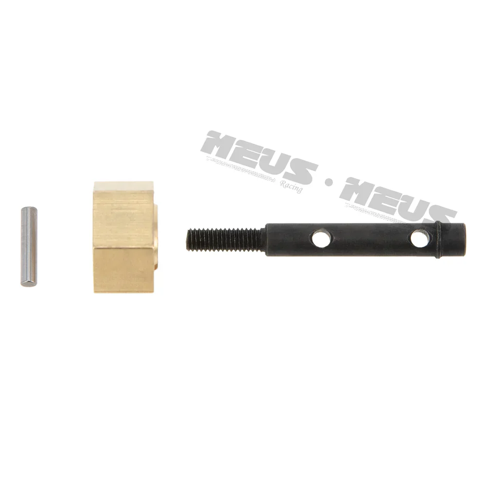 Meus Racing 12MM Brass Wheel Hex Hub Hex Adapter Steel Front Universals Front and Rear Stub Axle for AXIAL UTB18 1/18 - Image 5