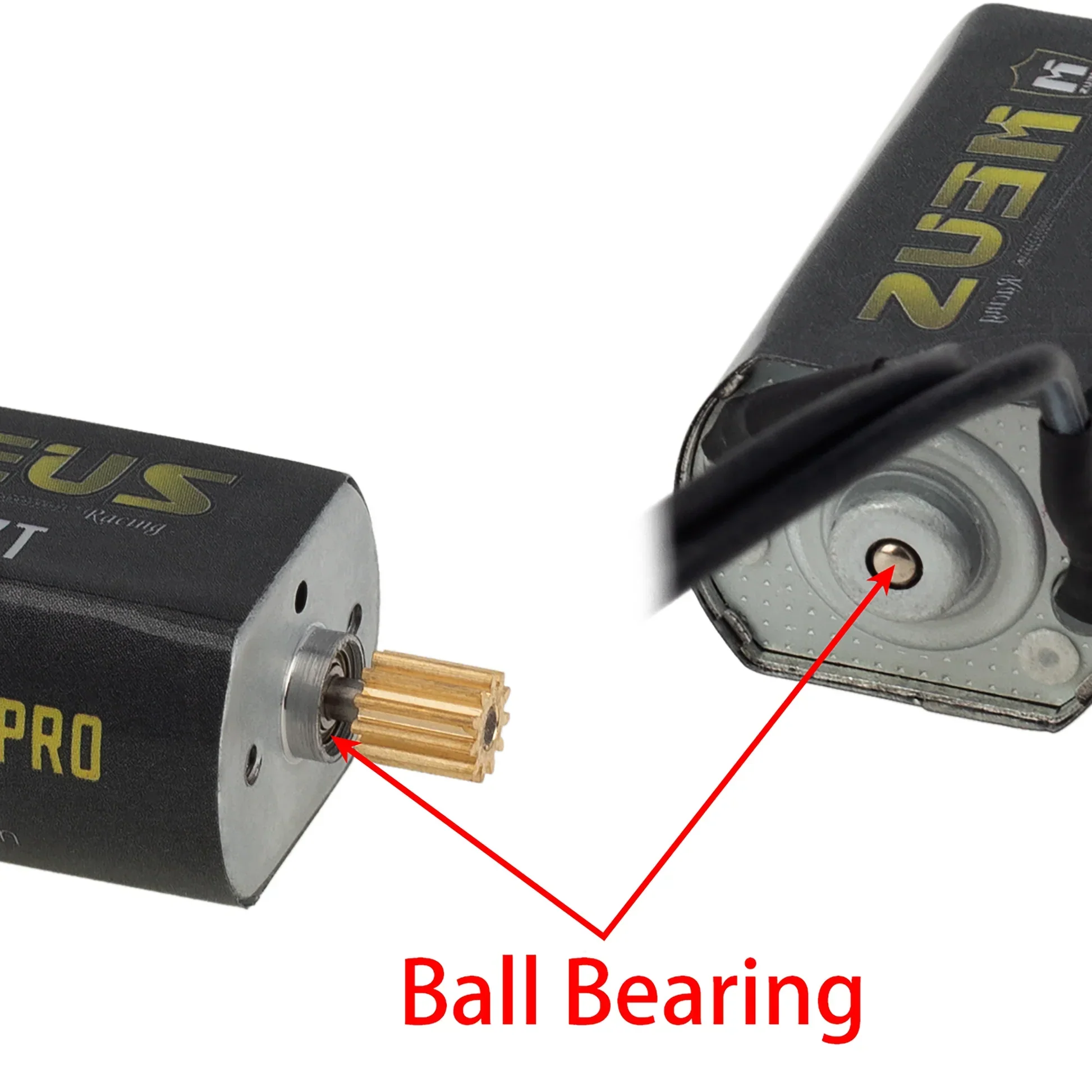 MEUS Racing 180 Brushed Motor 87T Double Ball Bearing with Brass 11T Gear for 1/18 TRX4M - Image 3