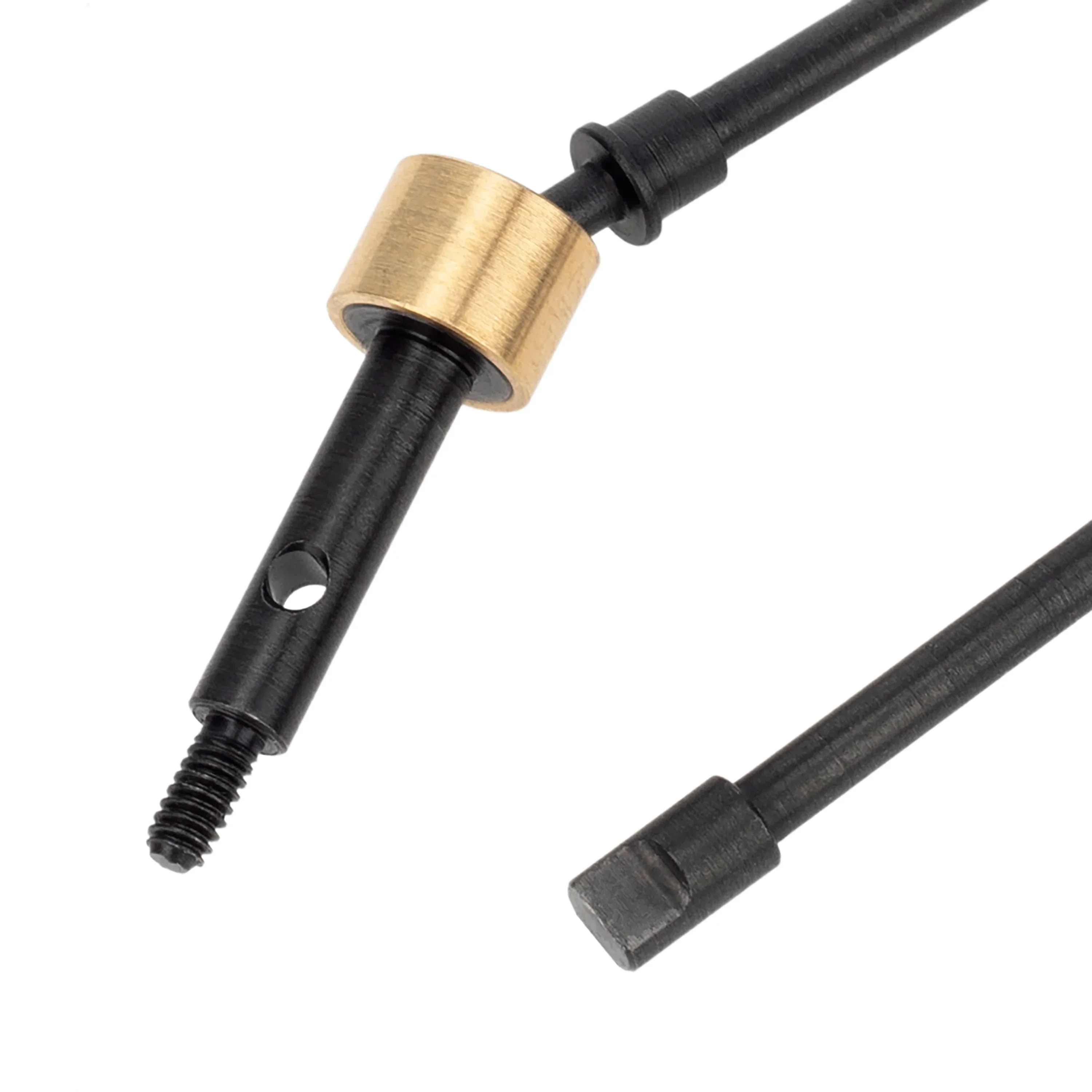 MEUS Racing  2pcs #45 Steel Front CVD Drive Shaft Axle for Axial 1/24 SCX24 Crawlers Upgraded Part - Image 4