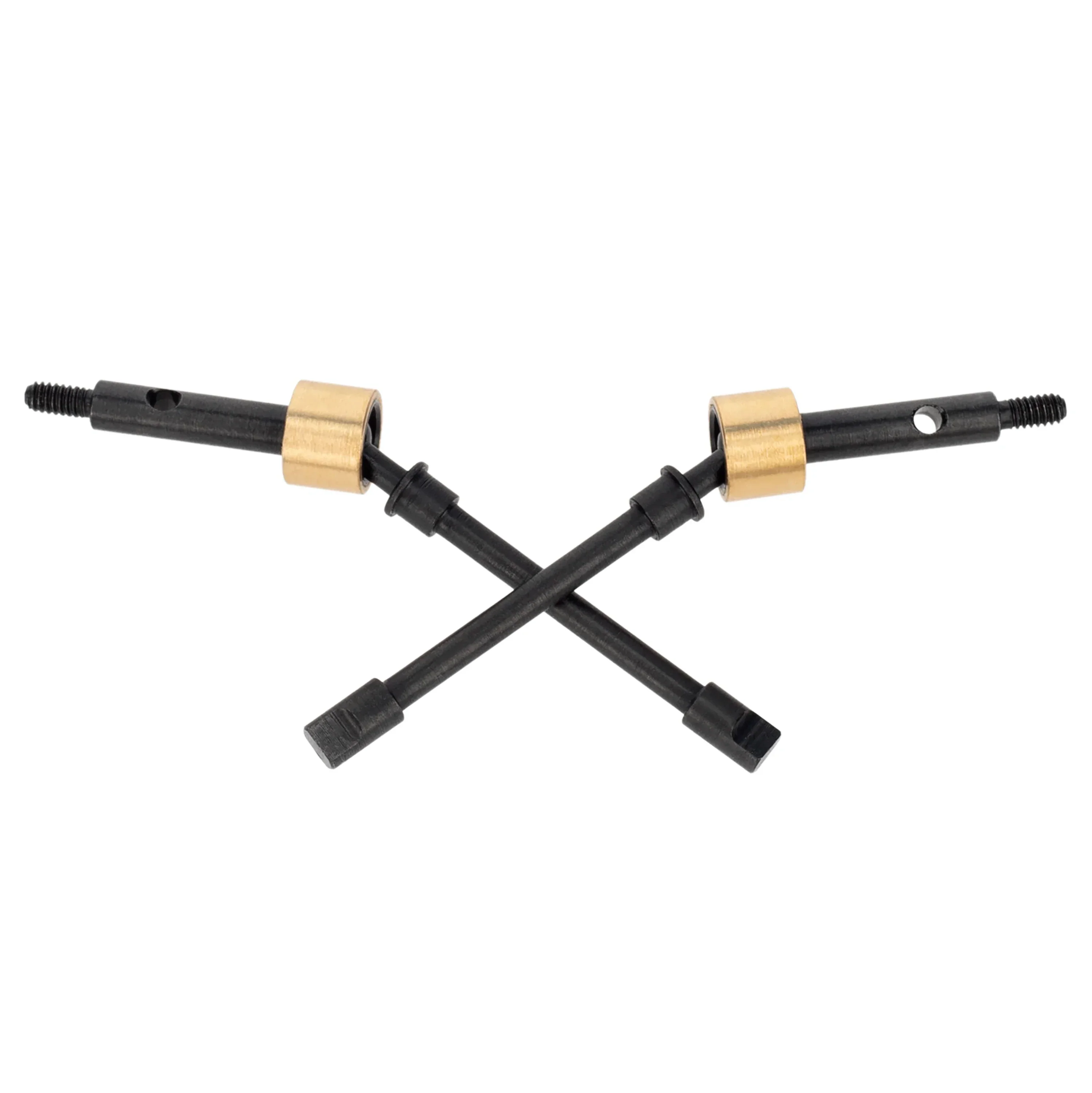 MEUS Racing  2pcs #45 Steel Front CVD Drive Shaft Axle for Axial 1/24 SCX24 Crawlers Upgraded Part - Image 5