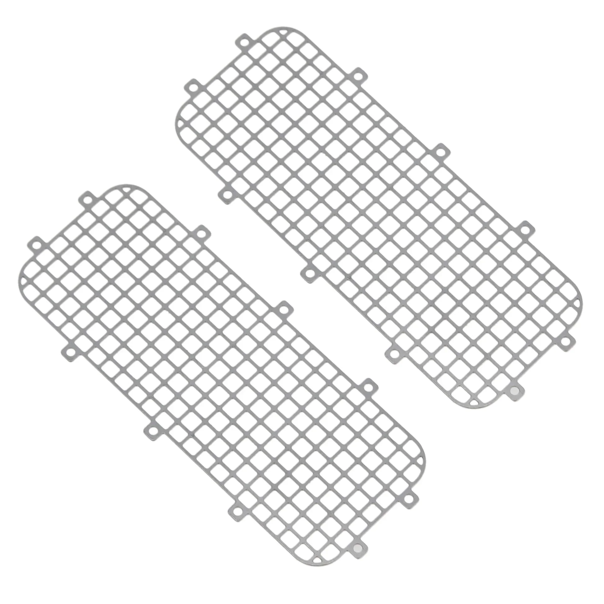 Meus Racing 5Pcs Stainless Steel Car Window Mesh Metal Window Mesh Protective Net For TRX4M Land rover Defender - Image 2
