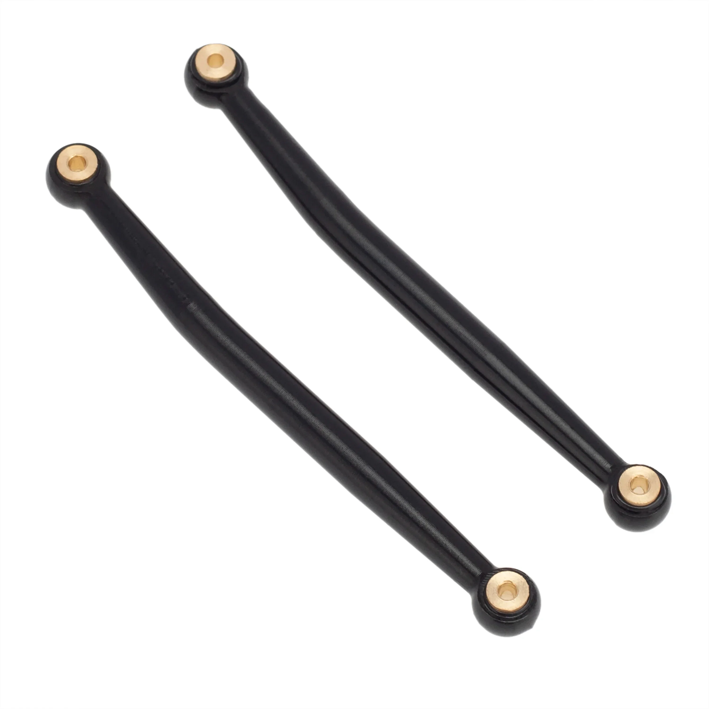 MEUS Racing Aluminum Alloy Link and Steering Rod Kit for Axial SCX24 B-17 C10 Jeep 1/24 RC Car (Black) - Image 2
