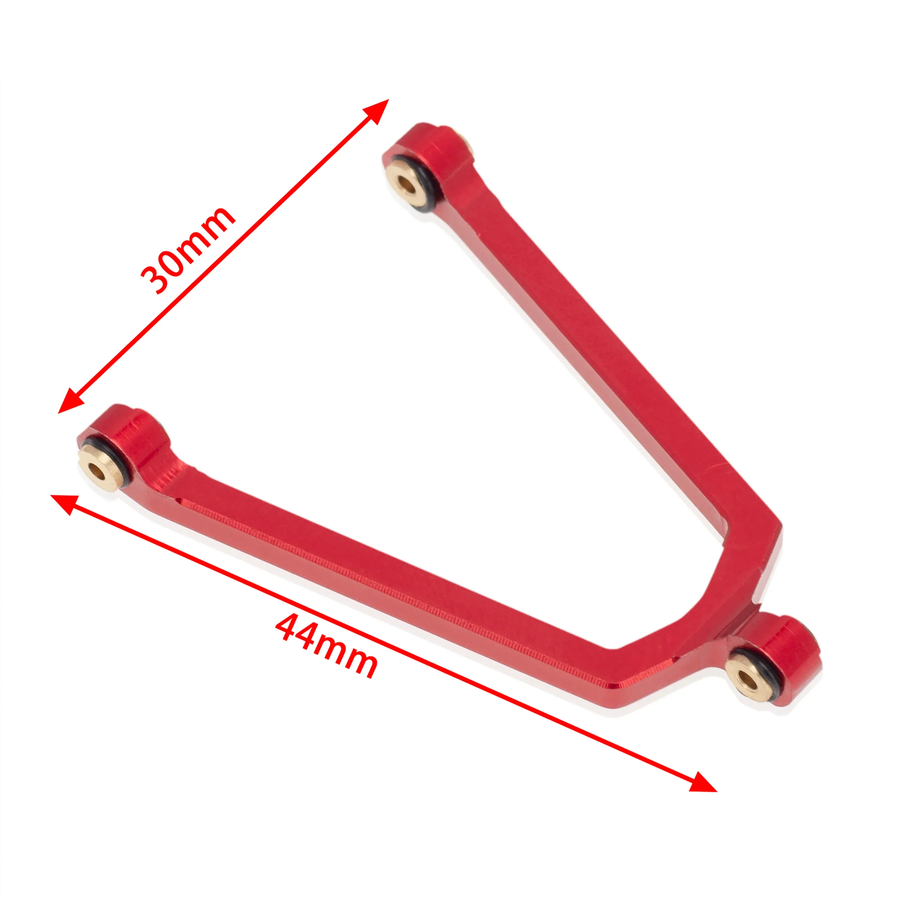 MEUS Racing Aluminum Alloy Link and Steering Rod Kit for Axial SCX24 B-17 C10 Jeep 1/24 RC Car (Red) - Image 6