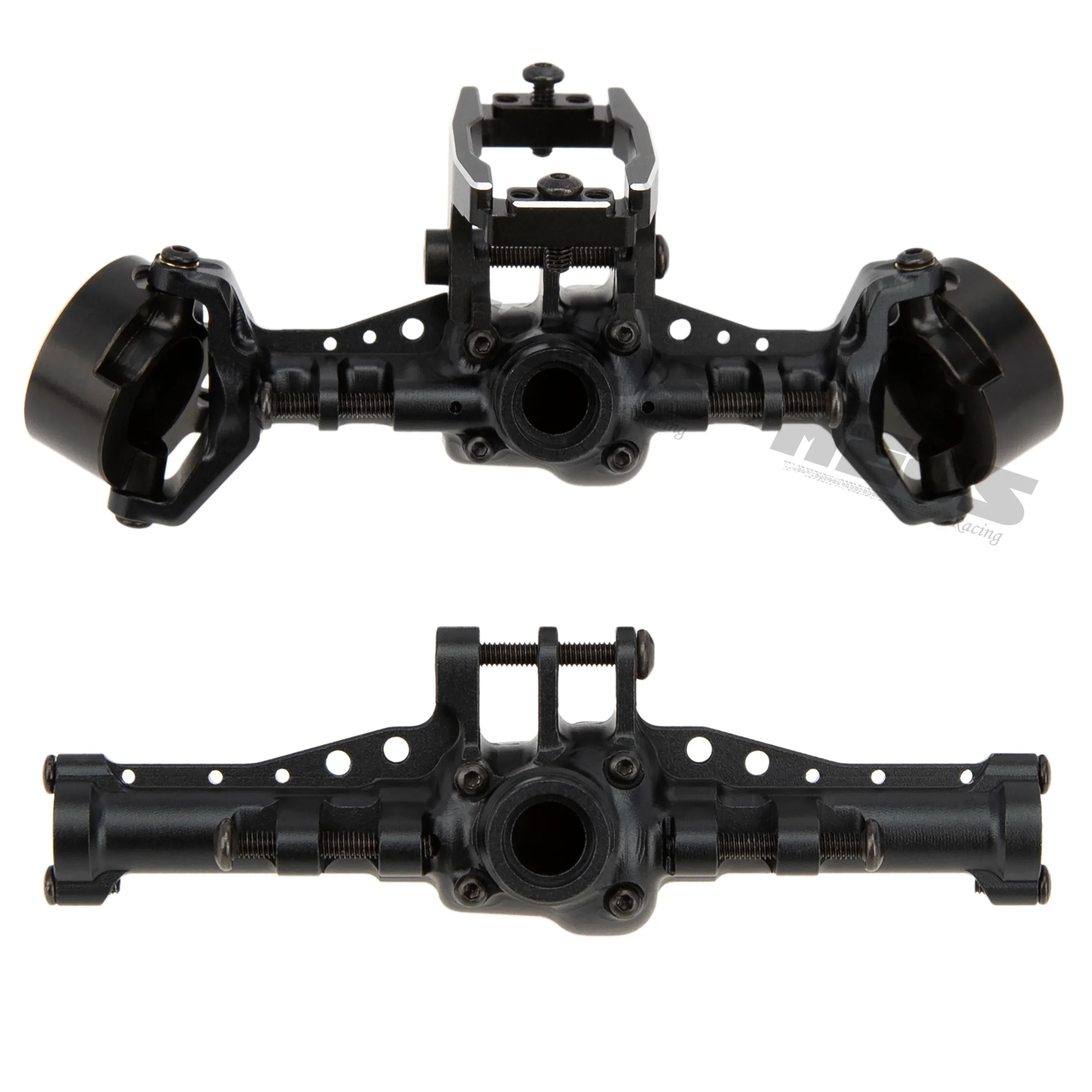 MEUS RACING  Aluminum Front Rear Axle Housing for 1/18 TRX4M TRX-4M Bronco Defender RC Crawler Upgrade Parts - BLACK - Image 3