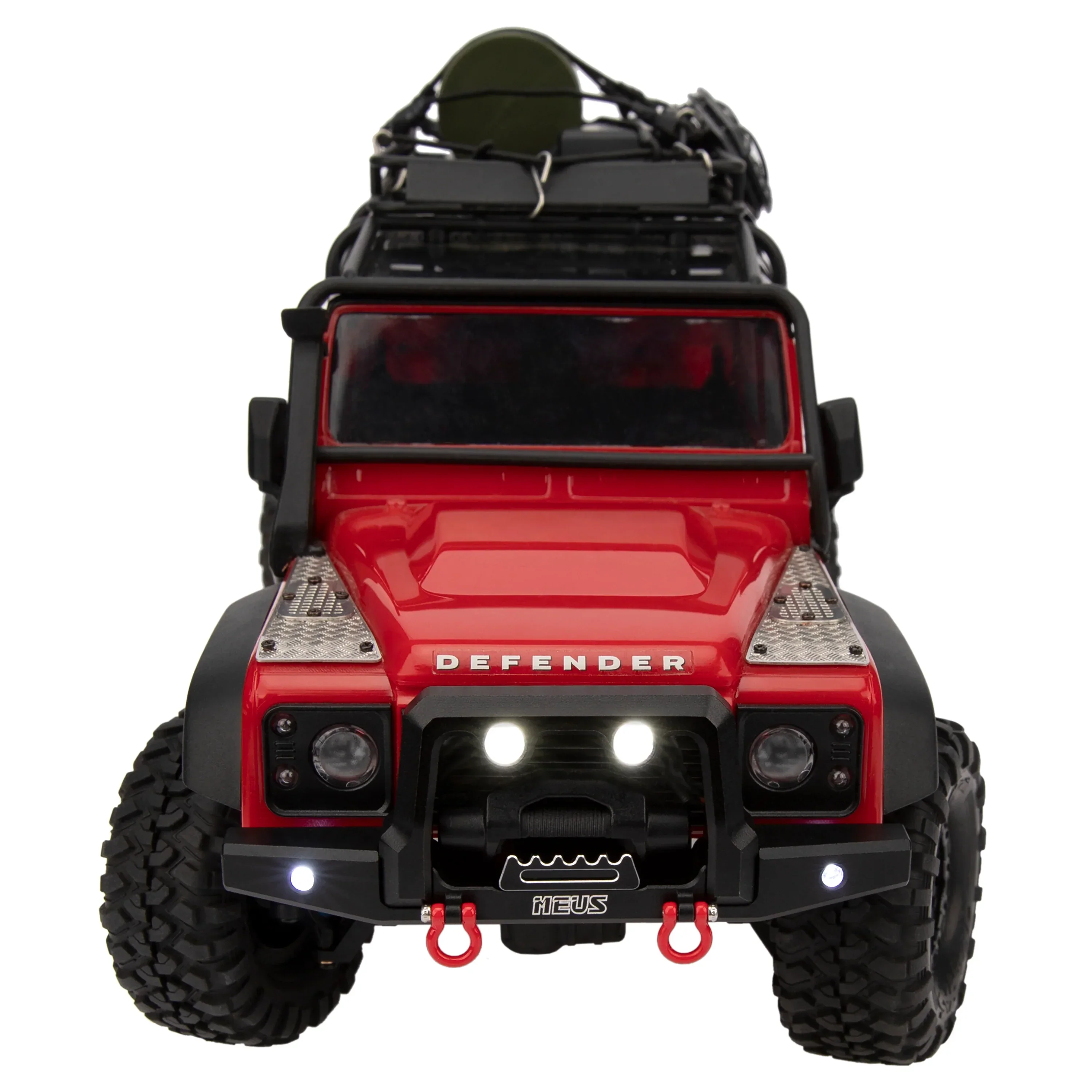 MEUS RACING  Aluminum Front/rear Bumper with LED Lights for TRX4M 1/18th RC Crawler Car Upgrades (Front Bumper for Bronco) - Image 5