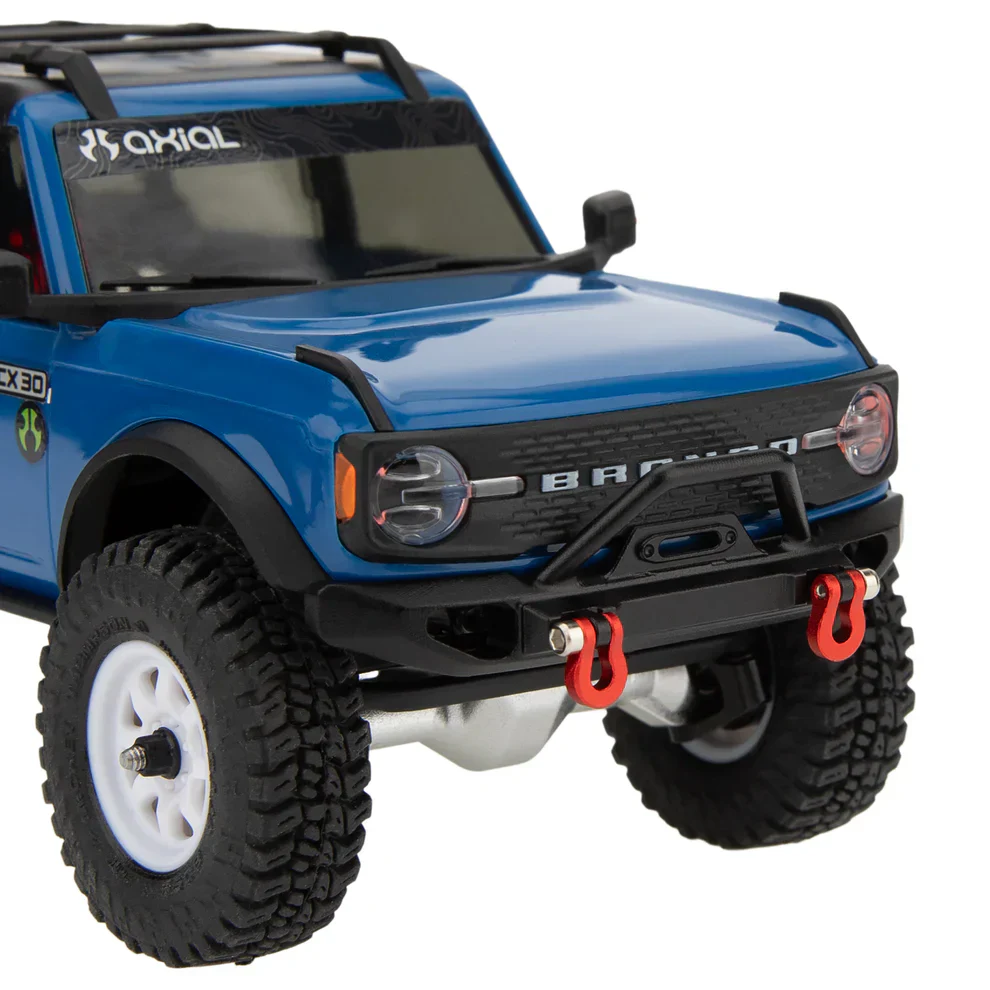 MEUS Racing Aluminum Front Rear Bumpers for 1/30 SCX30 Bronco - Image 4