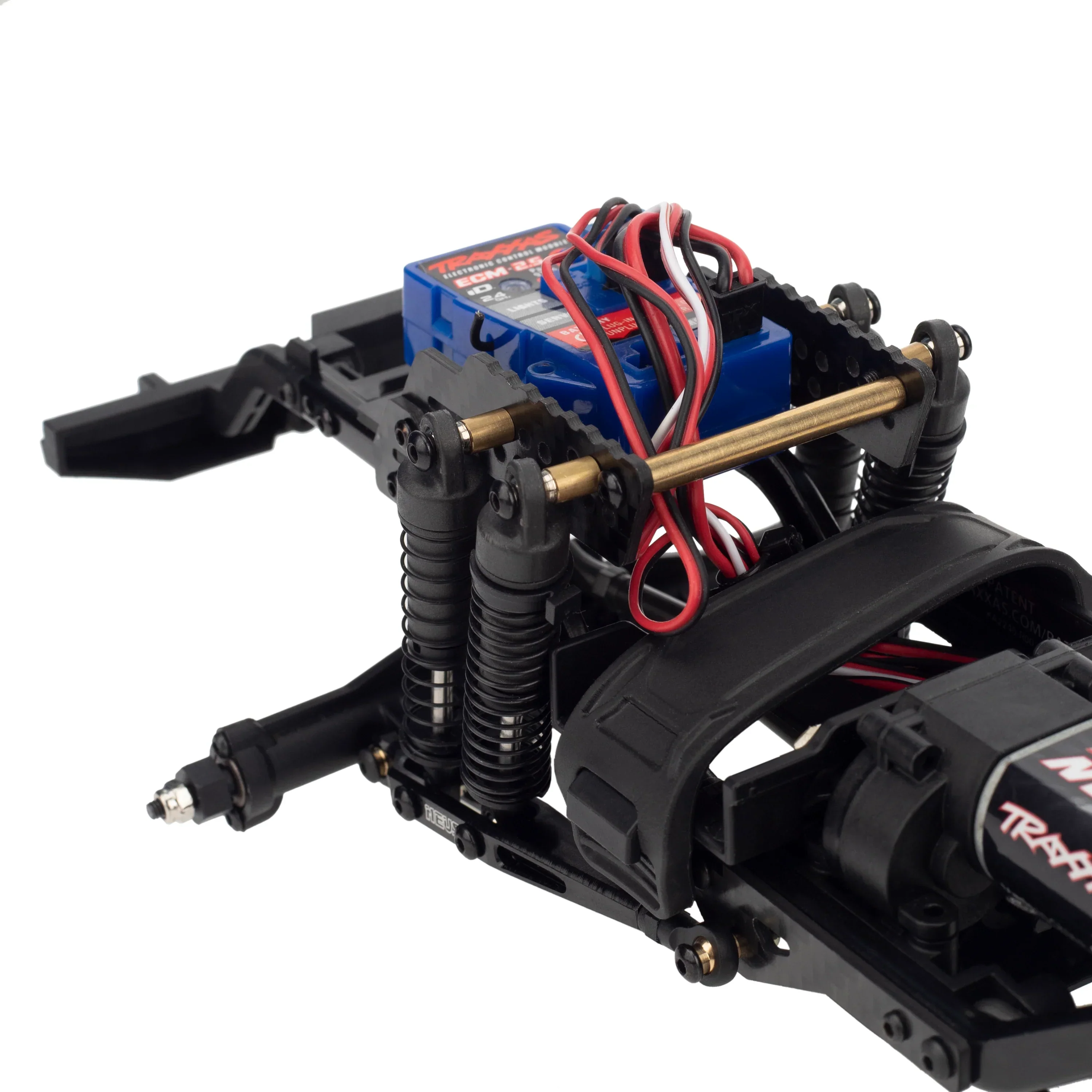 MEUS Racing Aluminum Rear Suspension Trailing arms;Rear Knife Arms; Dual Shocks for 1/18 TRX4M Crawler Upgrade - Image 4