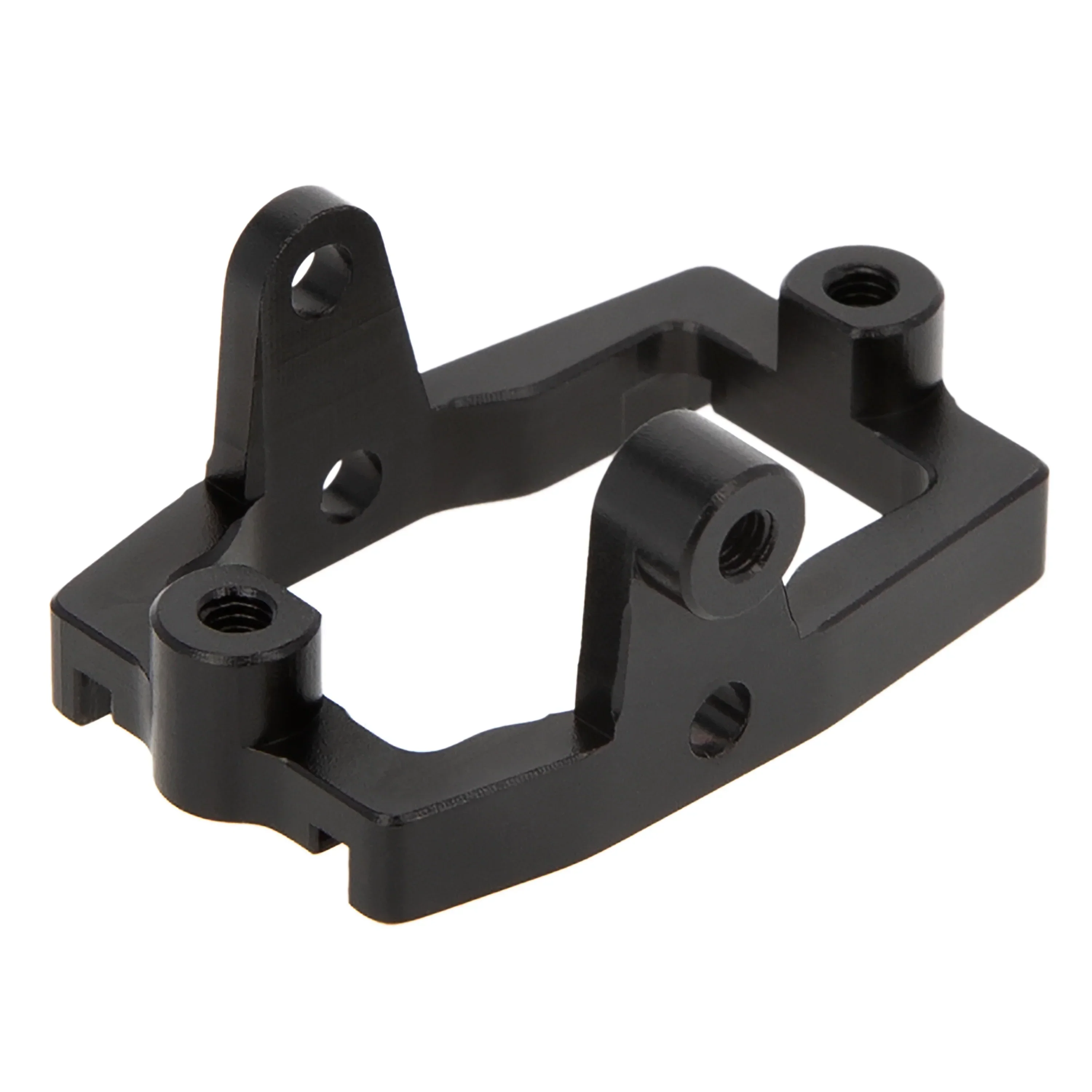 Meus Racing Aluminum Servo Mount Metal Servo Mount for 1/18 TRX4M TRX-4M RC Crawler Upgrade Parts Accessories - BLACK - Image 2